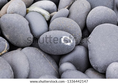 Abstract background with pebbles - around sea stones


