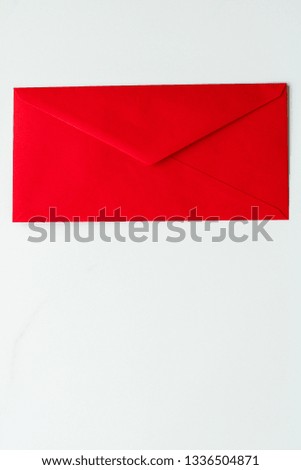 Communication, newsletter and business concept - Envelopes on marble background, message