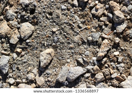 Textural picture of natural ground 