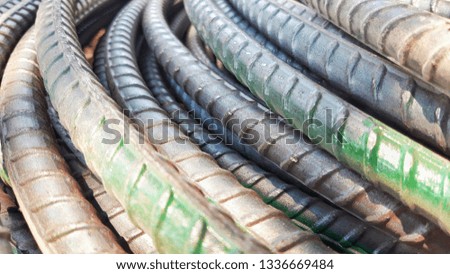 Plum steel Prepared for use in construction