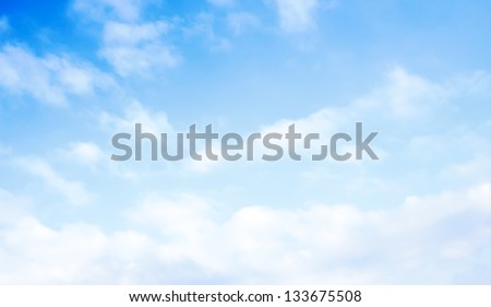blue sky clouds Royalty-Free Stock Photo #133675508