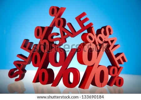 Sale, Percent sign