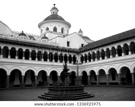 Iglesia La Merced (The Mercy Church) in Quito, Ecuador. 