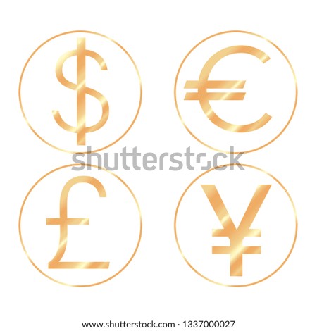 money of the usa europe england and china