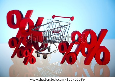Shopping trolley Percent
