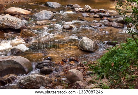 Amazing river picture in Minca, Colombia 