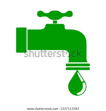 Isolater water tap icon. Vector illustration design
