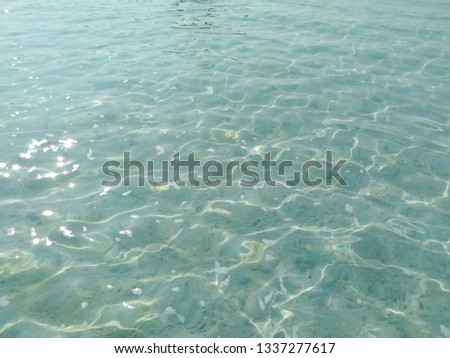 Beautiful sea water