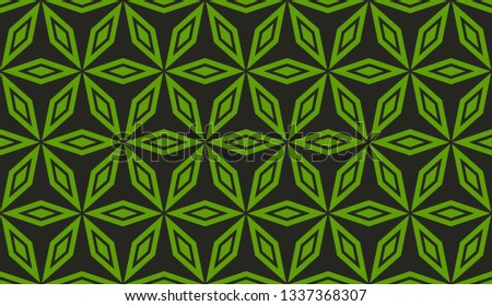 Abstract green light background.Vector seamless pattern