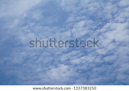 beauty blue sky with white cloud