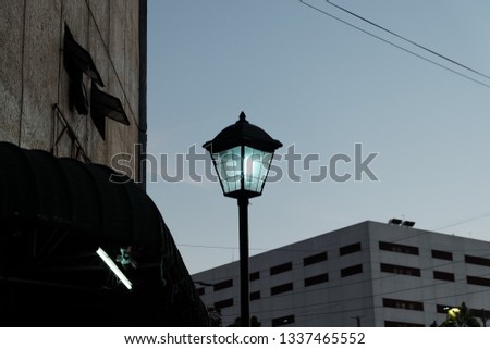 Lamp post vintage light