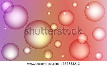 Background with bubbles. For template cell phone backgrounds. Bright Gradient Color Vector illustration