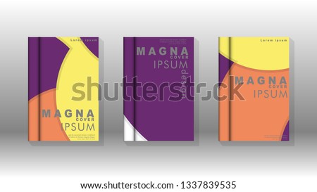 Abstract low circle shape background for corporate business annual report book cover brochure flyer poster. Eps10 vector template