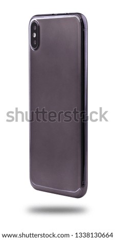 isolated shiny gradient multi colour smartphone