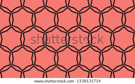 Red . abstract seamless geometries pattern. for wallpaper. design page fill. Vector illustration.
