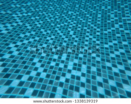Blurred images under the natural background of abstract water and the texture and style of the pool.