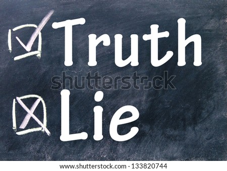 truth and lie choice