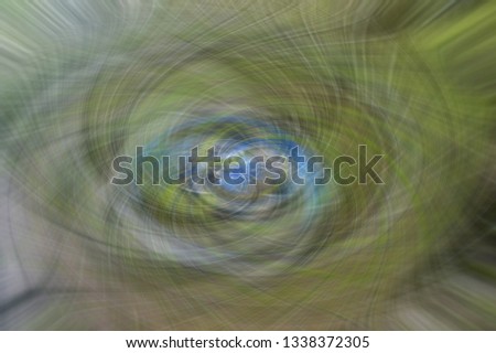 Gray green blue background with place for text. Abstract curved wave lines