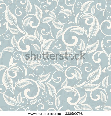 Seamless damask pattern. Endless pattern can be used for ceramic tile, wallpaper, linoleum, web page 