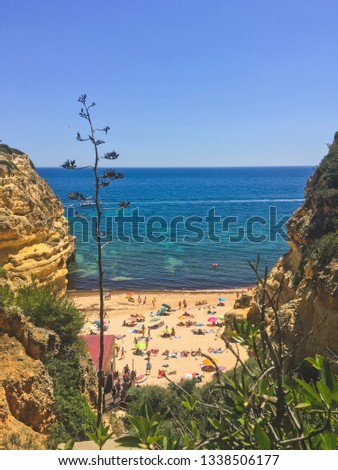 Summer vibes with this picture of a beach in Portugal.