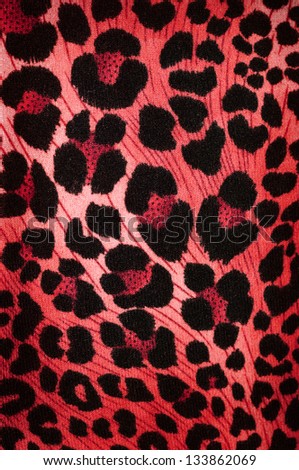 Colorful cheetah pattern