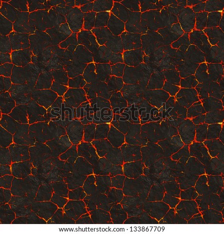 Seamless Lava Texture Royalty-Free Stock Photo #133867709