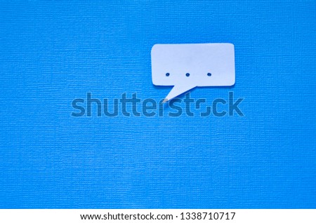 on blue background white plate talking points from the chat