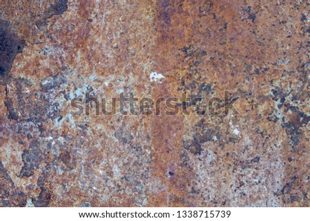 Dark worn rusty metal texture background. Rust texture  on  metal sheet abstrack background concept