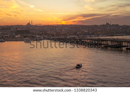  Istanbul / Turkey
Image of the Golden Horn subway stop from Unkapani Bridge