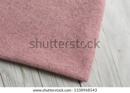 Angora pink on white background