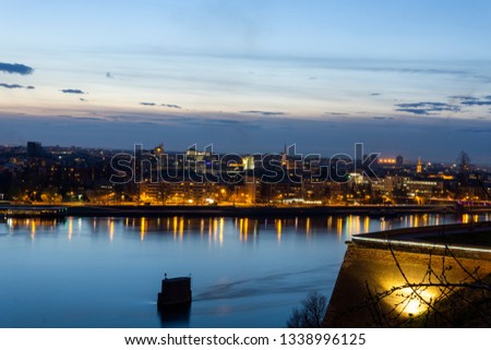 Night Photography of City Novi Sad