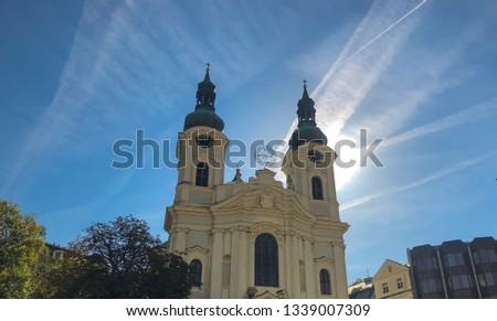 The Church of St Mary Magdalene - Karlovy Vary - Czech Republic Royalty-Free Stock Photo #1339007309