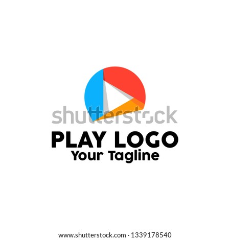 Play Logo, Play Icon Button Design