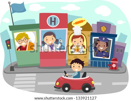 Illustration of a Kiddie Community