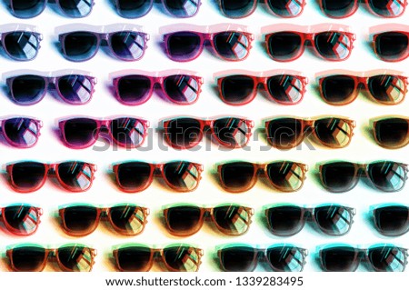 picture stereo pattern sunglasses