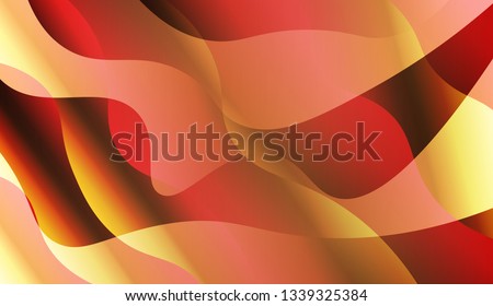 Template Background With Wave Geometric Shape. For Template Cell Phone Backgrounds. Vector Illustration with Color Gradient
