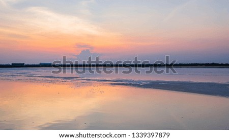 
Sunset at sea