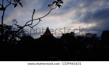 siluet sunset indonesia