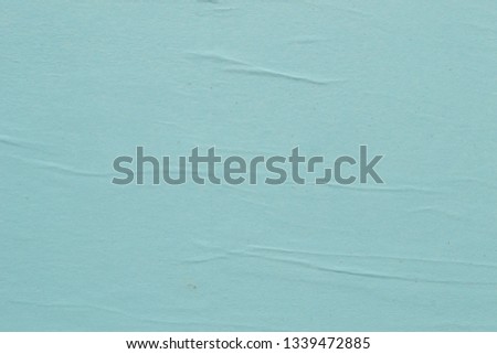 Turquoise creased poster texture