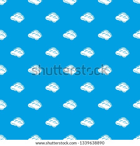 Climate cloud pattern seamless blue repeat for any use
