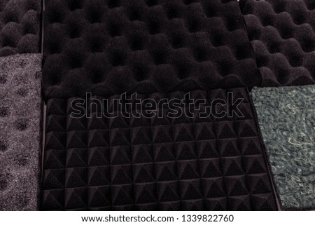 acoustic foam wall pattern.