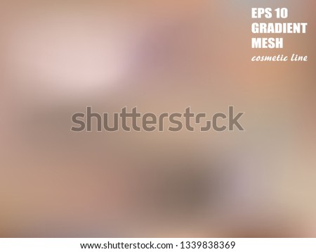 Background mesh color gradient. Vector abstract. Cosmetic line