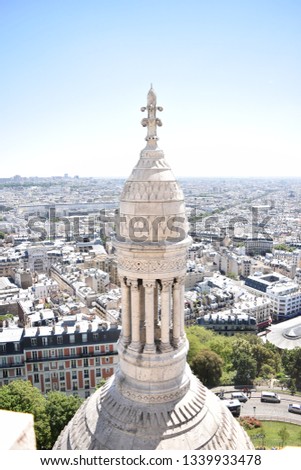 Beautiful Paris Buildings and Architecture  Royalty-Free Stock Photo #1339933478