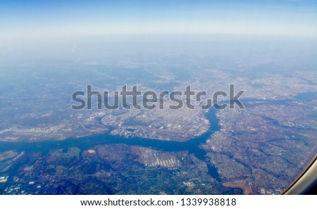 Above Philadelphia Pennsylvania                     