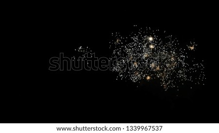 Firework abstract background