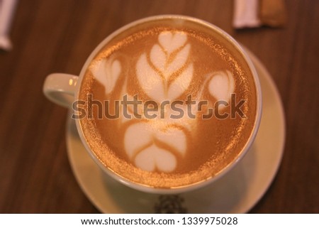 Capucino which is sold in cafe cafes is usually given an interesting picture in the top foam