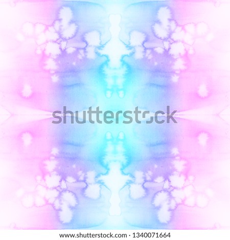 Seamless pattern with Boho tie-dye watercolor paper textured background. Hippie style. Textile effect. Shibori.