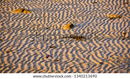 Background sand wave on the beach for summer.