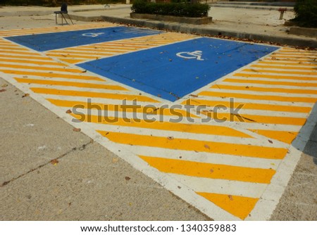 Parking of disabled people