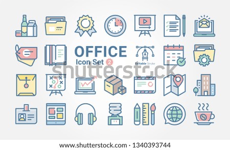 SEO Office icon set